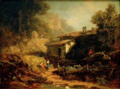 山の中のミル 作： Carl Spitzweg