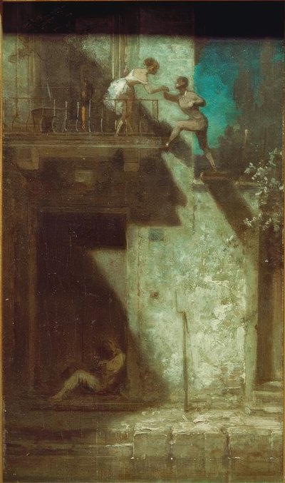 毎晩の会議 作： Carl Spitzweg