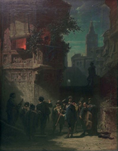 スペインの静けさ 作： Carl Spitzweg