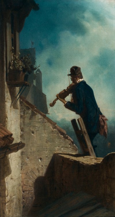 セレナーデ 作： Carl Spitzweg