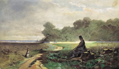 サンデーハンター 作： Carl Spitzweg