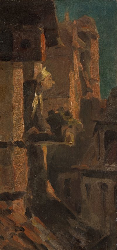 火はどこ？ 作： Carl Spitzweg