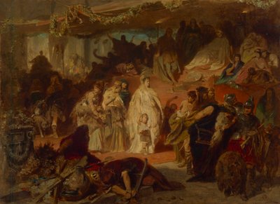 ゲルマニクスの凱旋行列のトゥネルダ 作： Carl Theodor von Piloty
