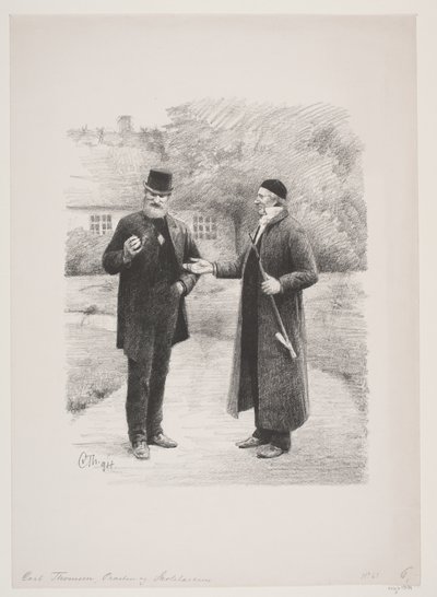 神父と学校の先生 作： Carl Thomsen