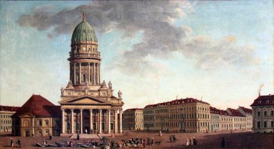 ベルリンのGendarmenmarkt、MarkgrafenstrasseとJägerstrasseの間の角 作： Carl Traugott Fechhelm