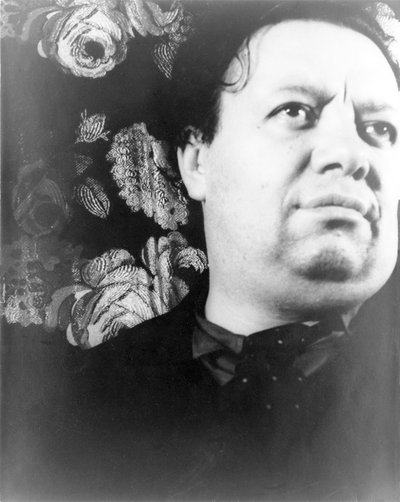 ニューヨークを訪れたディエゴ・リベラ 作： Carl Van Vechten