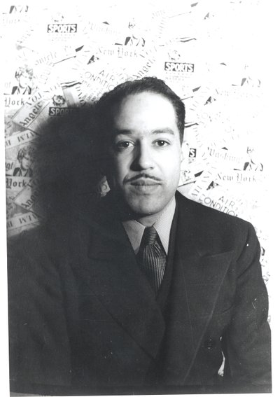 ラングストン・ヒューズ（1902-67）1936年2月29日（ゼラチン・シルバー・プリント） 作： Carl Van Vechten