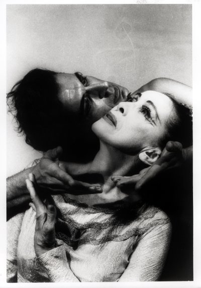マーサ・グラハム（1894-1991）とバートラム・ロス（1920-2003）の「ビジョナリー・リサイタル」、1961年6月27日（ゼラチン・シルバー・プリント） 作： カール・ヴァン・ヴェヒテン