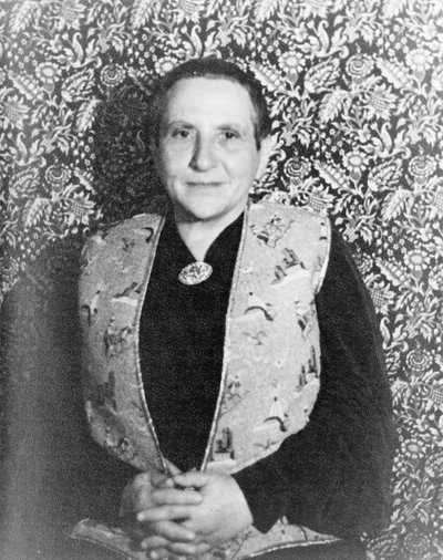 ガートルード・スタイン（1874-1946）の肖像、ニューヨーク 作： Carl Van Vechten
