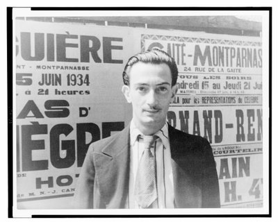 サルバドール・ダリの肖像、パリ 作： Carl Van Vechten