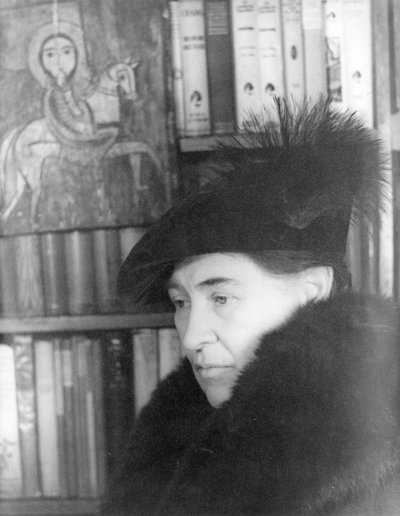 ウィラ・キャザー（1873-1947）1936年1月22日（モノクロ写真） 作： Carl Van Vechten