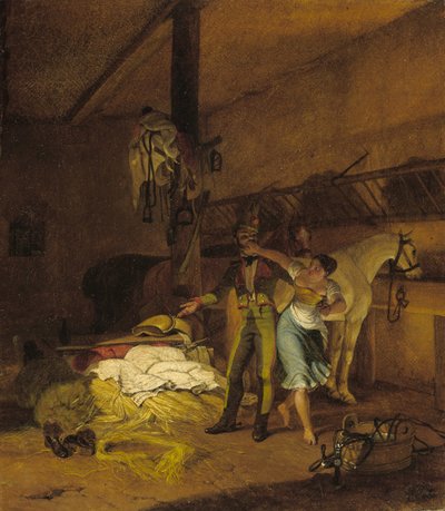 騎士がメイドとイチャイチャする 作： Carl Wilhelm Freiherr von Heideck