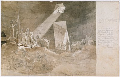 ミケーネ近郊のいわゆるアガメムノンの宝庫にいる自由の闘士 作： Carl Wilhelm Freiherr von Heideck