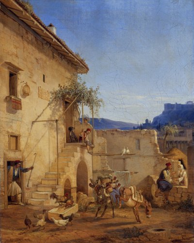 アテネの家 作： Carl Wilhelm Freiherr von Heideck