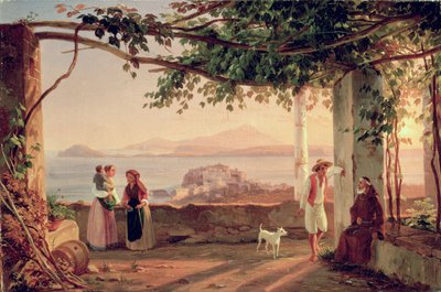 ポッツオーリ、1831年頃 作： Carl Wilhelm Goetzloff