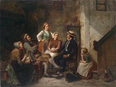 若い船員の帰還 作： Carl Wilhelm Huebner