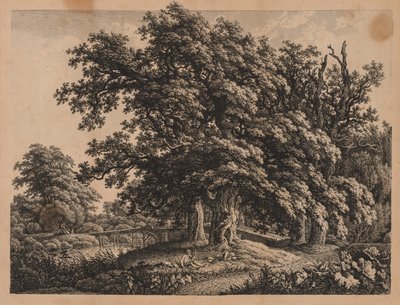 山水と三人橋 作： Carl Wilhelm I Kolbe