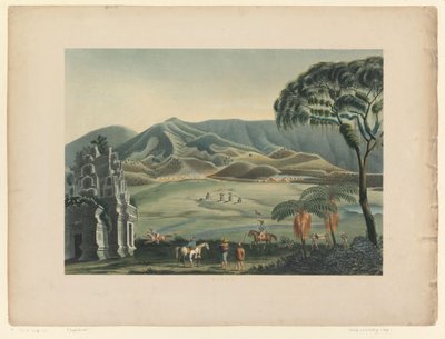 ディエン高原の景観 Dieng (オブジェクトのタイトル) 作： Carl Wilhelm Mieling (possibly)