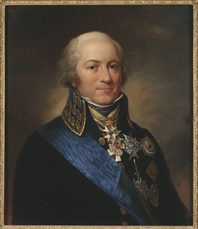 Le comte Carl Johan Adlercreutz, general suedois - 伯爵 Carl Johan Adlercreutz (1757-1815) の肖像、Nordgren、Carl Wilhelm (1804-1857) 作。 キャンバスに油彩 作： Carl Wilhelm Nordgren