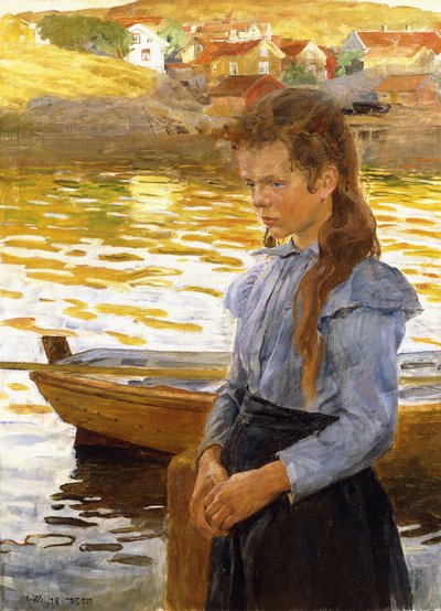 夏の反射、 作： Carl Wilhelm Wilhelmson