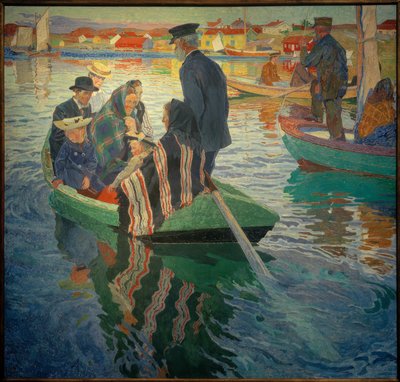ボートの教会の常連客 作： Carl Wilhelm Wilhelmson