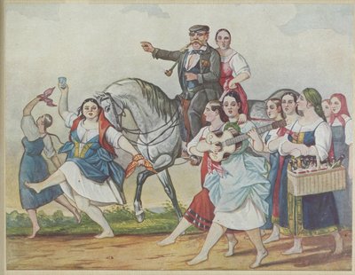 家主と彼のハーレム、1830-1840年代。 作： Carl von Hampeln