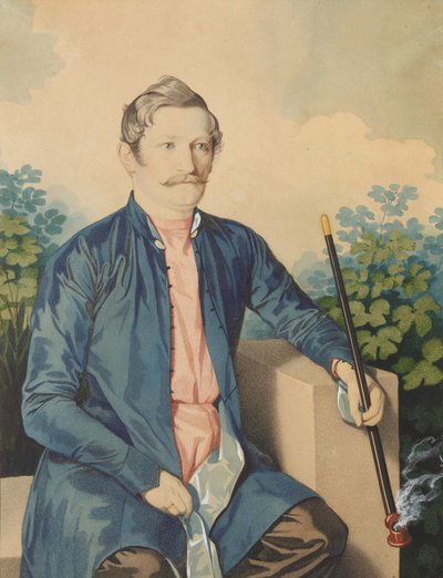 AAチゾフの肖像、c。 1846年。 作： Carl von Hampeln