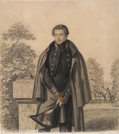 AW Raevskyの肖像、1820年代初頭。 作： Carl von Hampeln