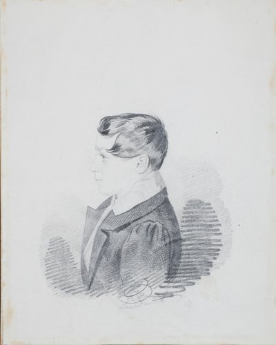 レオニード・ミハイロヴィッチ・ゴリツィン伯爵の肖像1806-1860、1830年代。 作： Carl von Hampeln