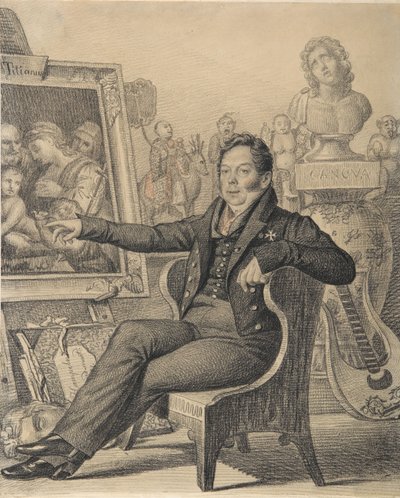 カウントニキータイヴァノヴィッチドンドゥコフ-コルサコフ1776-1857、1821年の肖像。 作： Carl von Hampeln