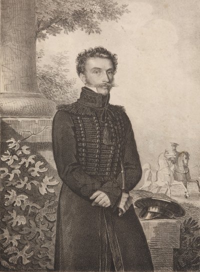 カウントポールクリストフォロビッチグラッベ1789-1875年、1820年代の肖像。 作： Carl von Hampeln