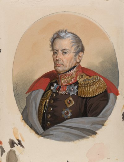 カウントピョートルペトロヴィッチコノヴニツィン1764-1822、1820年代初頭の肖像。 作： Carl von Hampeln