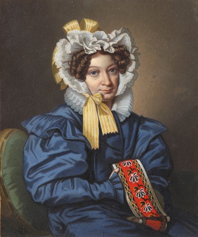 伯爵夫人AMゴリツィナの肖像、1830年代。 作： Carl von Hampeln