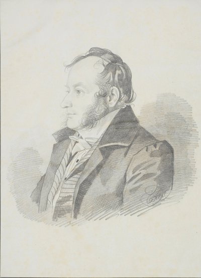 EEユングカートの肖像、1830年代。 作： Carl von Hampeln