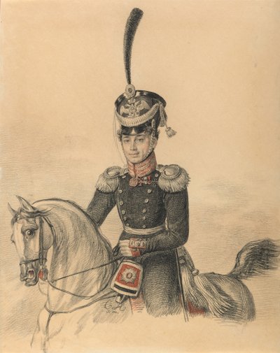 Nikolay Alexandrovich Islenyev 1785-1851、1810年代末の肖像。 作： Carl von Hampeln