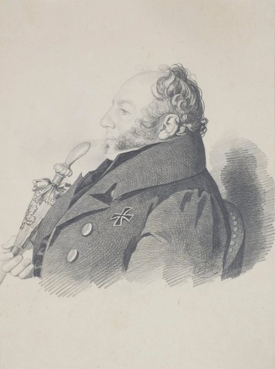 Vasily Vasilyevich Kochubey 1784-1844の肖像c。 1832。 作： Carl von Hampeln