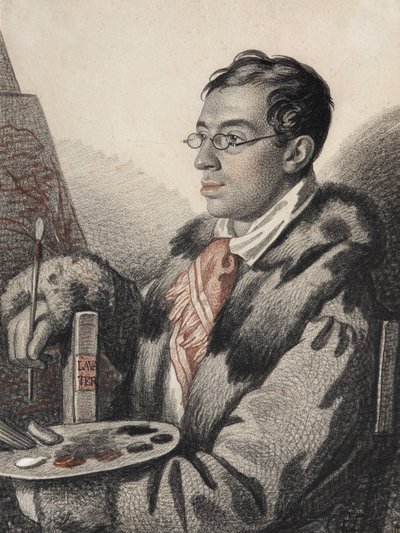 自画像、1820-1823。 作： Carl von Hampeln
