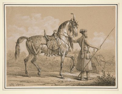 マムルークとアラビアンホース 作： Carle Vernet