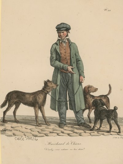 犬の商人 作： Carle Vernet