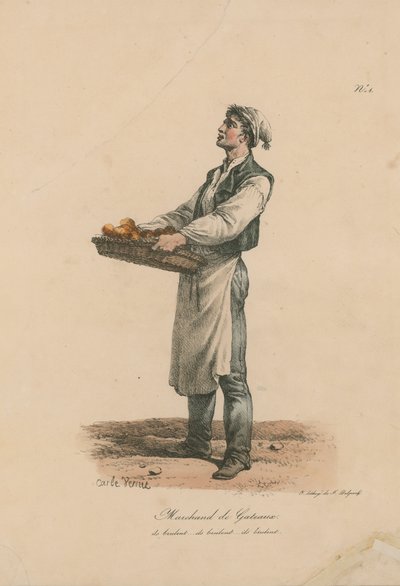 ケーキの商人 作： Carle Vernet