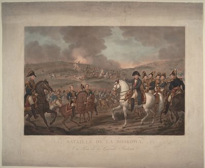 1812年、1825年8月26日のボロジノの戦い 作： Carle Vernet