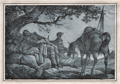 眠れる兵士 作： Carle Vernet