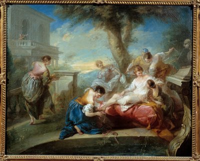 ダビデとベツレヘム。カルル・ヴァン・ロー(1705-1765)による絵画。Meaux.Musee Bossuet 作： Carle van Loo