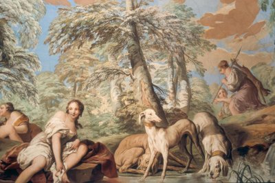 ダイアナの残りの部分 作： Carle van Loo