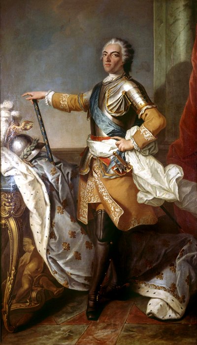 ルイ15世（1710-1774） 1774-1792年のフランス王 作： Carle van Loo