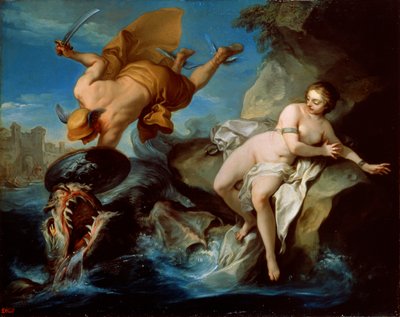 ペルセウスとアンドロメダ、17世紀。 作： Carle van Loo