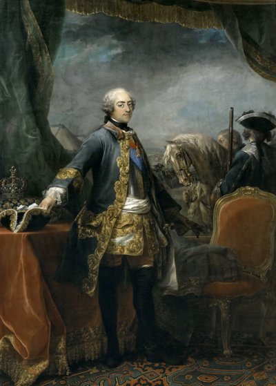 ルイ15世1710〜1774年の肖像 作： Carle van Loo