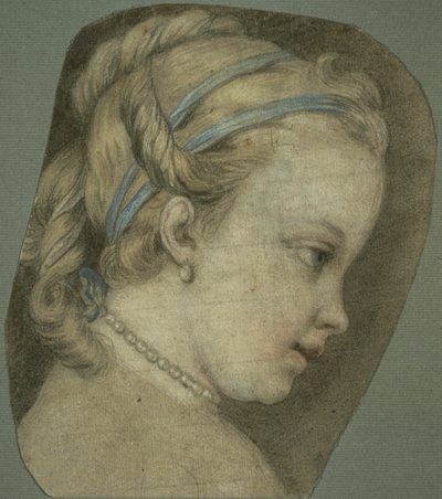 右を向く少女 作： Carle van Loo