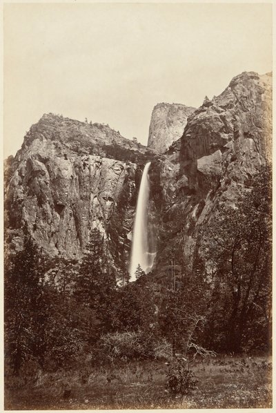 カリフォルニアフォトアルバムからブライダルベール秋 作： Carleton E. Watkins