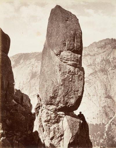 Magic Tower, Yosemite, ca. 1872, printed ca. 1876. 作： Carleton E. Watkins.